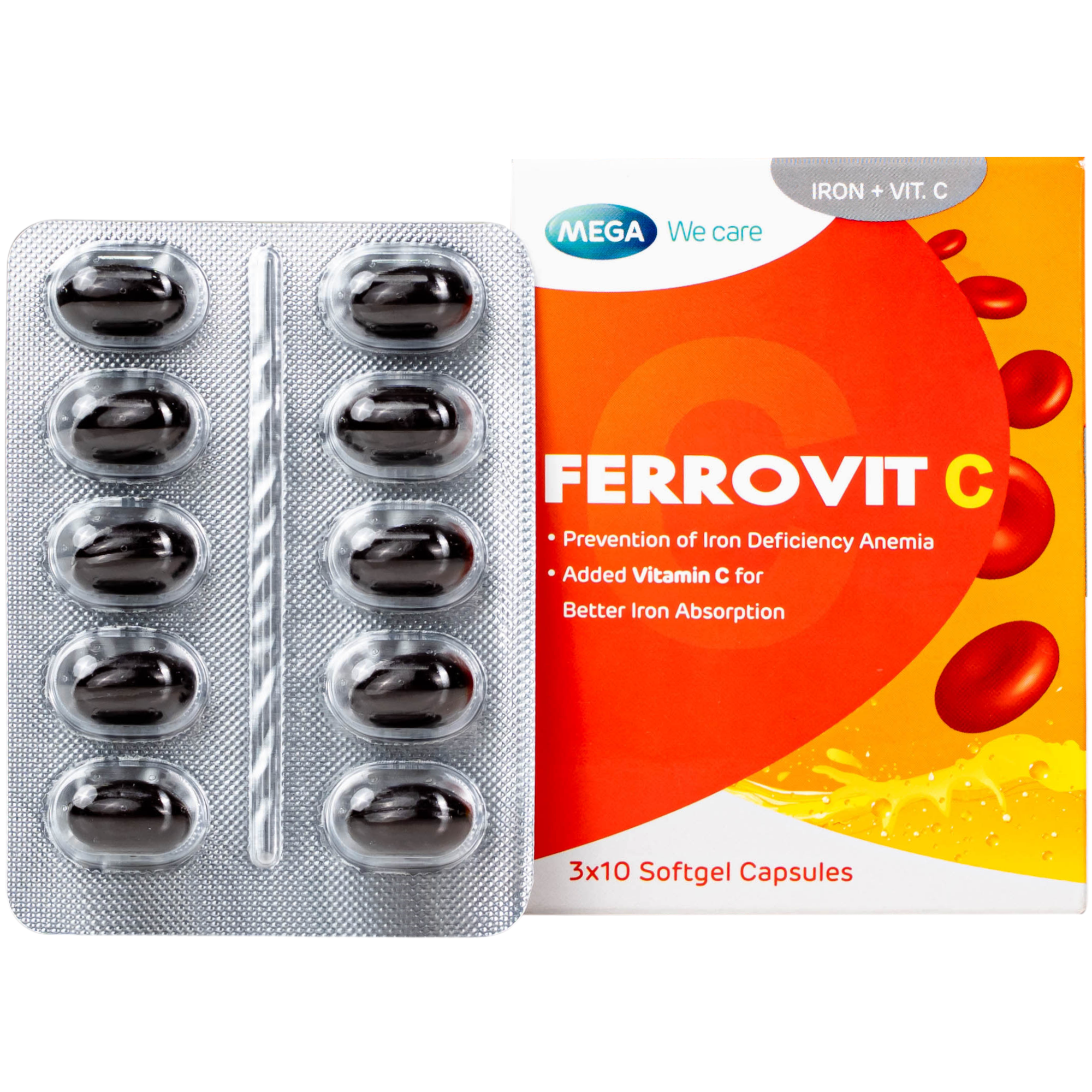 Ferrovit C ngừa và điều trị tình trạng thiếu máu do thiếu sắt