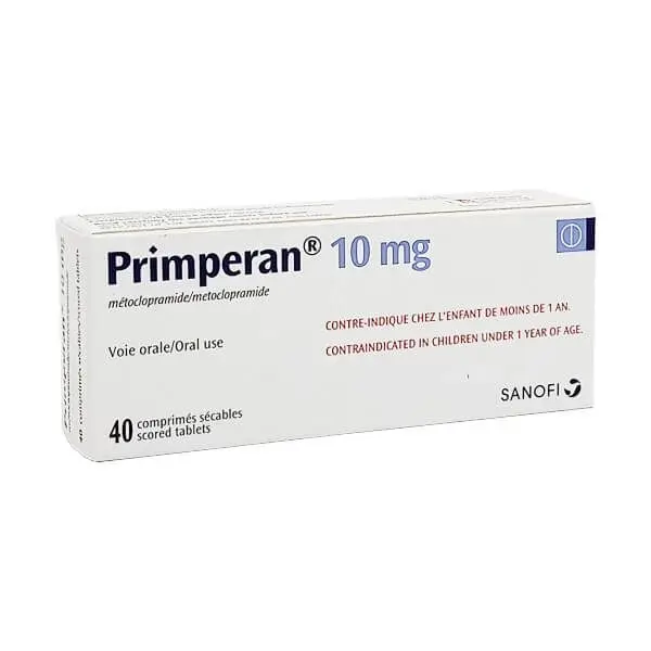 Primperan 10mg (Hộp 2 vỉ x 20 viên)