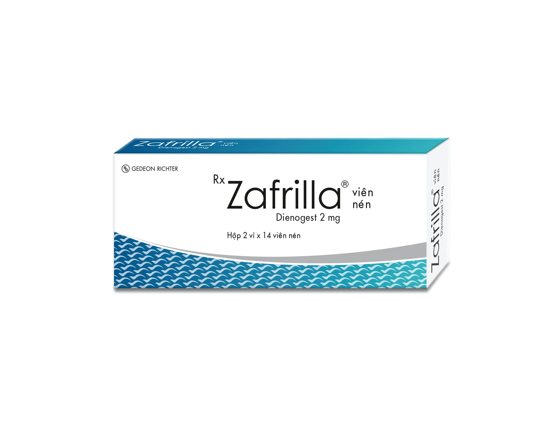 Zafrilla Dienogest 2mg hộp 2 vỉ 14 viên nén